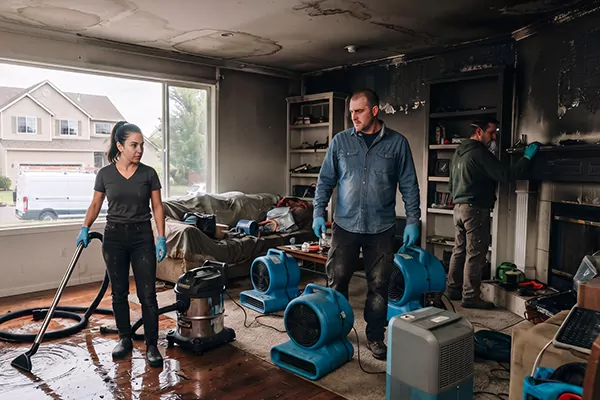 Smoke and Water Damage Restoration Grand Prairie