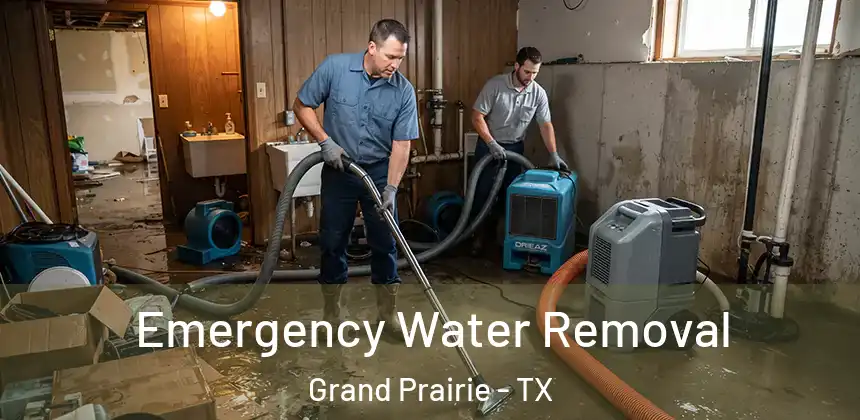 Emergency Water Removal Grand Prairie - TX