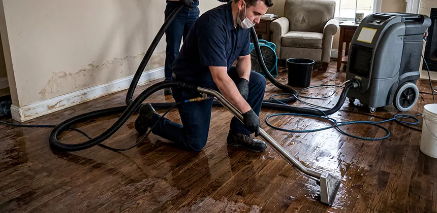 Hardwood Floor Water Extraction in Grand Prairie